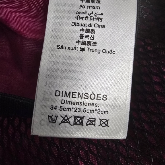 Jansport Black and Pink Make Up Travel Bag - Picture 5 of 6